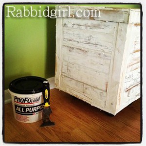 Planter with plaster